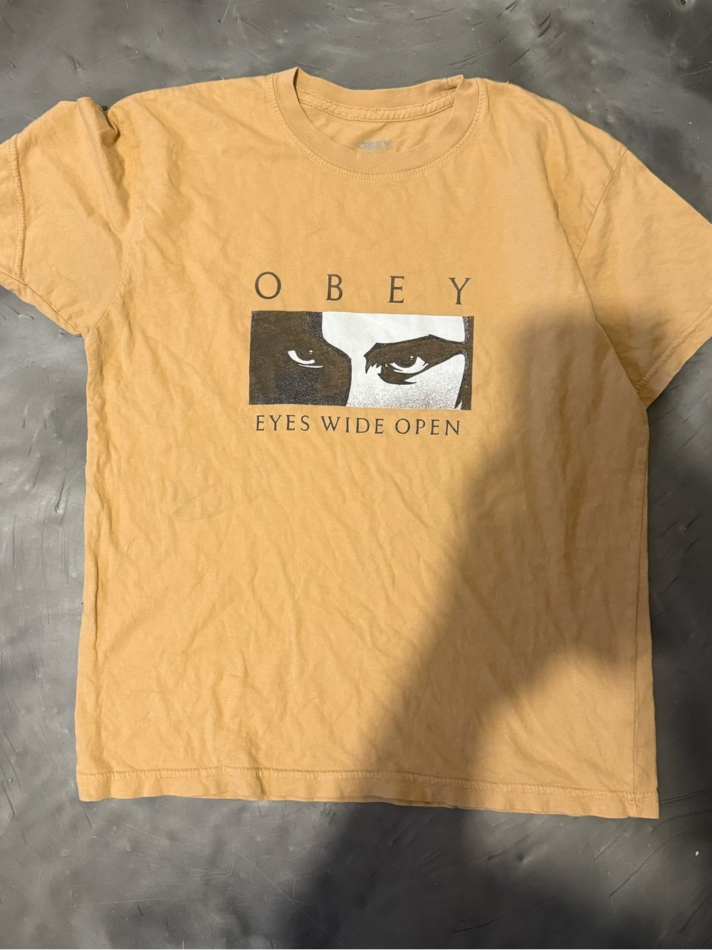 Obey Mustard 'Eyes Wide Open' Graphic Tee